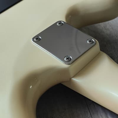 1985 Rockoon/Schaller Japan (by Kawai) RG Series "Thumb" Guitar (Pearl White) image 12