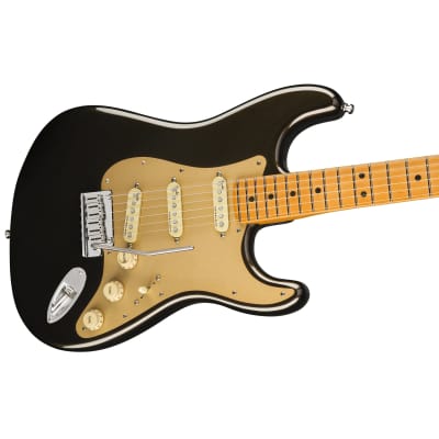 Fender American Ultra Stratocaster w/Maple Fretboard - Texas Tea image 2