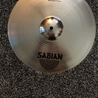 Sabian 8” splash, 15" & 17” B8 Thin Crash Cymbal 1990 - 2010 - Natural image 2