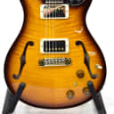 PRS Hollowbody II Piezo Semi-Hollow Electric Guitar 10 Top Hybrid Package w/ Case McCarty Tobacco Su