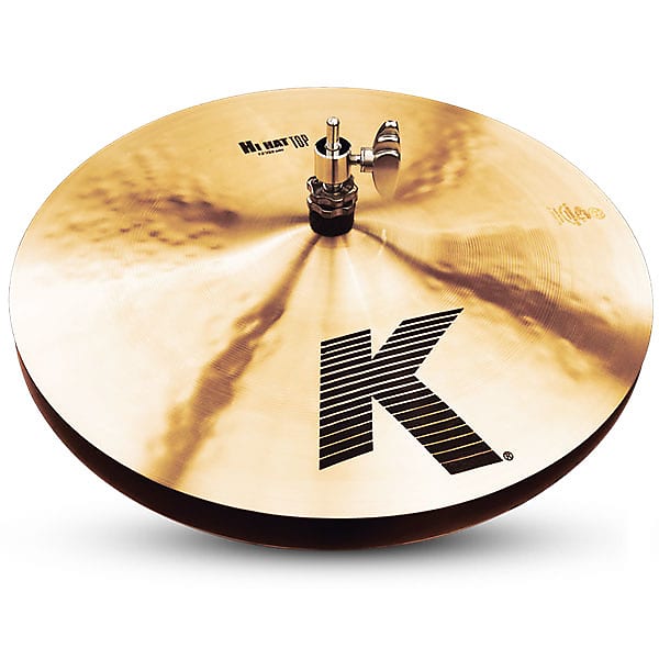 Zildjian K0820 13" K Series Matched Hi Hat Cymbals in Pair Bronze Cast Drumset HiHats image 1