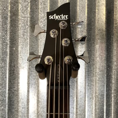Schecter C-5 Deluxe 5 String Bass Satin Black Used image 3