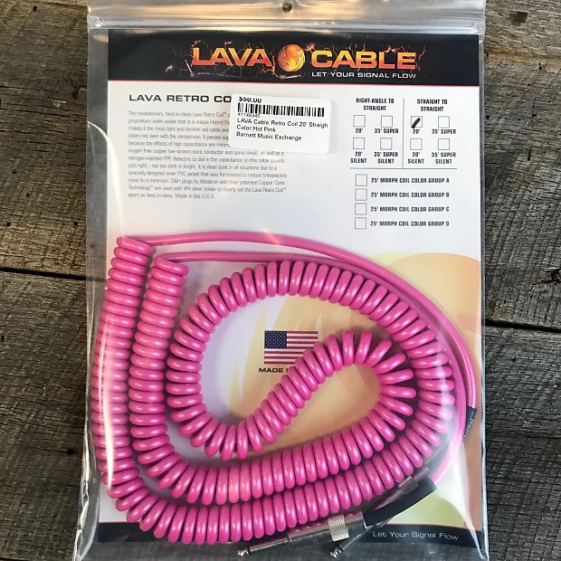 Lava coiled guitar cable cheap