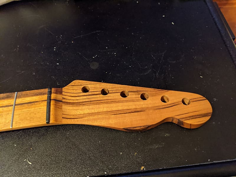 Warmoth Tele Neck - Quartersawn Goncalo Alves | Reverb