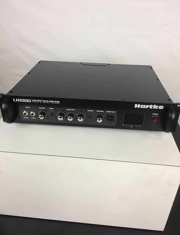 Hartke LH1000 Bass Head, 1000W, Black Reverb