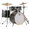 MAPEX ST5295FIK Storm Rock 5 Piece Drum Set with Chrome Hardware, Ebony Blue Grain, ST5295FIK