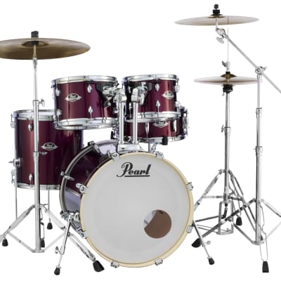 Pearl Export 5-pc. Drum Set w/830-Series Hardware Pack BURGUNDY EXX705N/C760 image 1