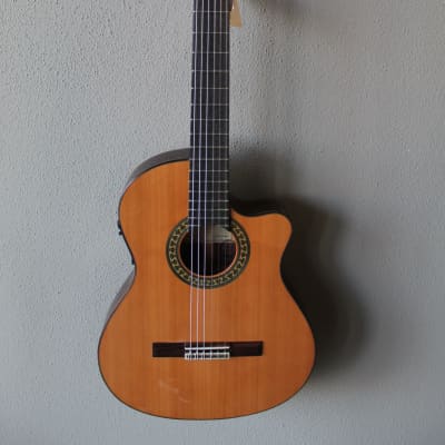 Brand New Alhambra 5P CT E2 Nylon String Acoustic/Electric Classical Guitar - Cutaway for sale