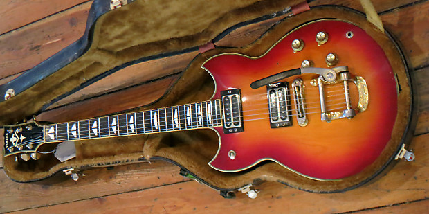 RARE VINTAGE 1982 YAMAHA SG2000 SUNBURST GUITAR SG-2000 W