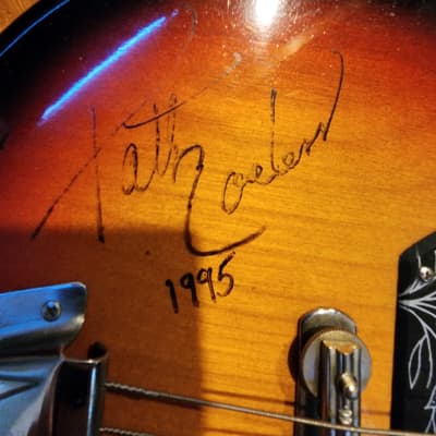Teisco E-110 Tulip SIGNED BY PATTY LOVELESS for sale