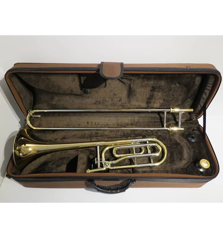 Andreas Eastman ETB420G Bb/F Trigger Trombone with Case Reverb