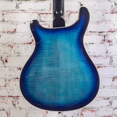 PRS - Paul Reed Smith SE Hollowbody II - Hollowbody Electric Guitar - Faded Blue Burst - w/ Hardshell Case image 7