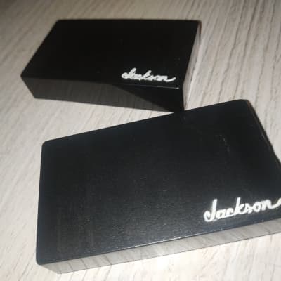Jackson J50BC J90 J85 pickup covers set of two 1980s - Black