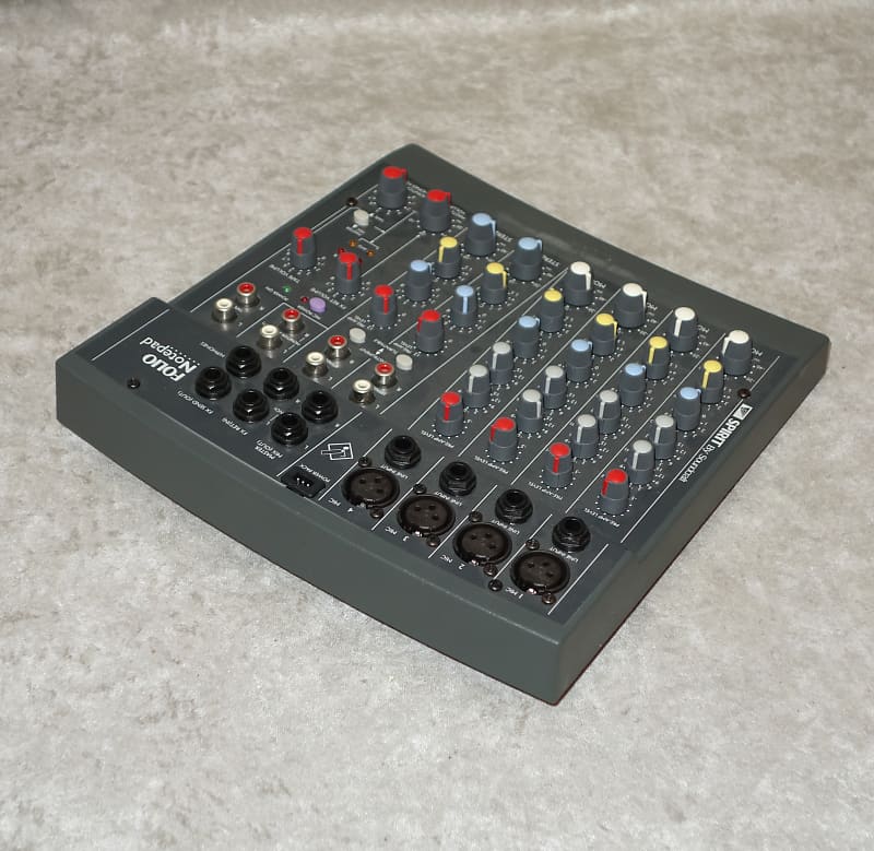 Soundcraft Spirit Folio Notepad mixer with box and power supply