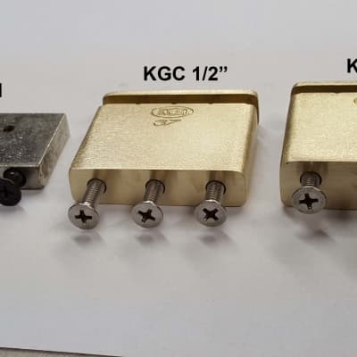 KGC MEGA MASS Brass Block 32mm x 5/8 in. Floyd Rose Locking Tremolo- The BIGGEST, Most Mass USA MADE image 3