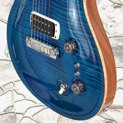 Paul Reed Smith Paul's Guitar Flame Maple Top with the Nickel Package in Aquamarine with a Hardshell Case image 2
