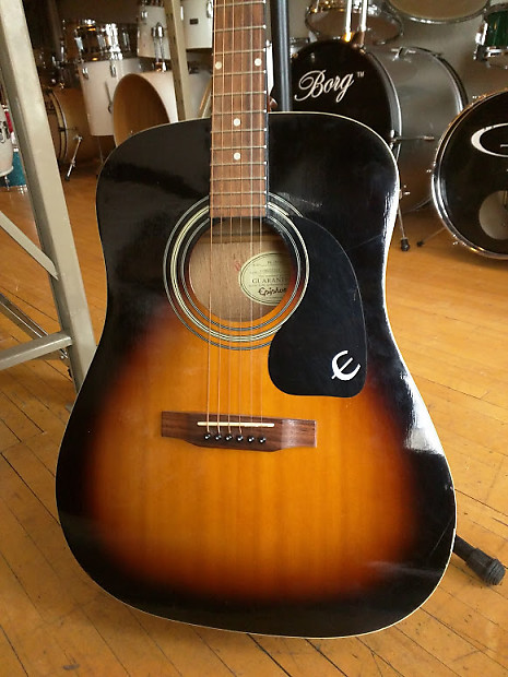Epiphone PR-150 Vintage Sunburst Acoustic Guitar (used) | Reverb