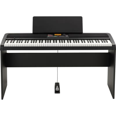 Korg XE20 88-Key Home Digital Ensemble Piano with Accompaniment with Sheet Music Stand image 2