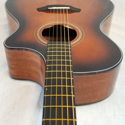 Breedlove Performer Concerto CE Bourbon Burst Acoustic Electric Guitar, All Solid Wood, Factory 2nd image 2