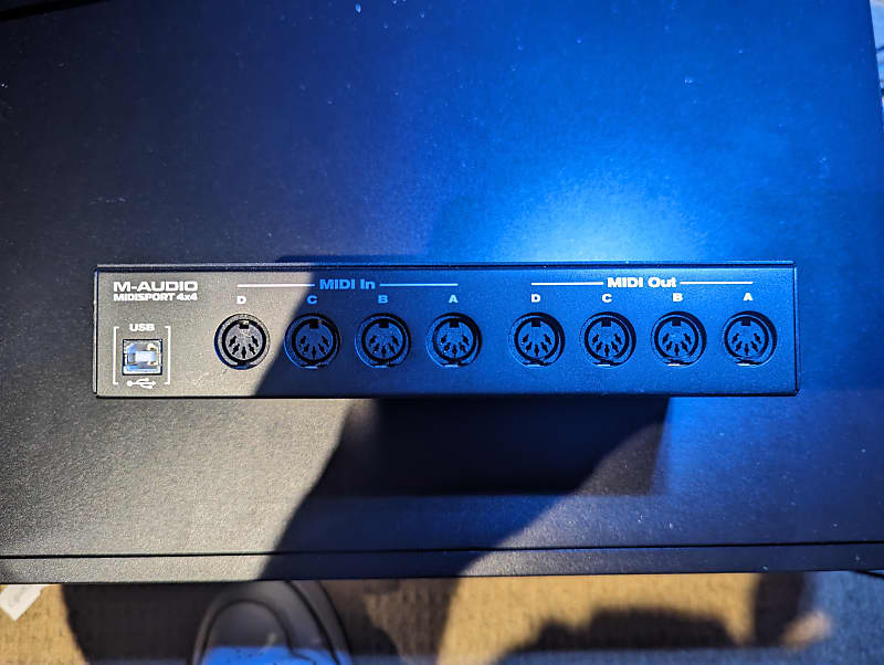 M-Audio Midisort 4x4 4 Port Midi Interface