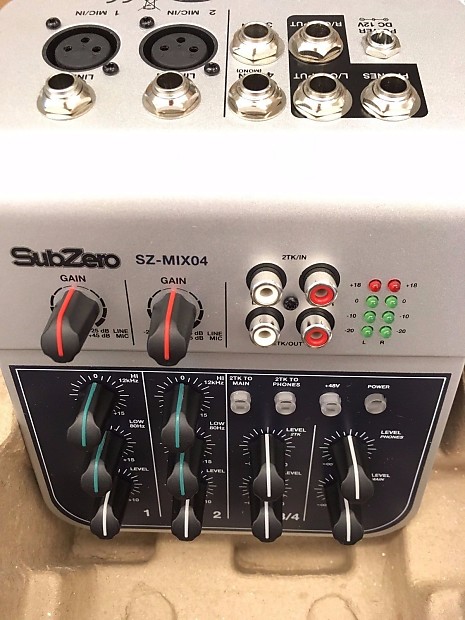 SubZero SZ-MIX04 4-Channel Mini Mixer