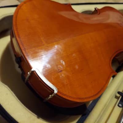 Rothenburg Stradivarius Copy Sized 4/4 violin, Germany, Vintage, with case & bow image 11