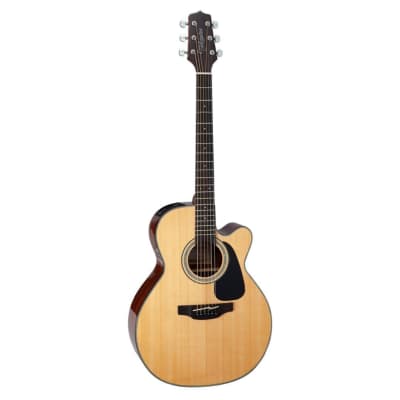 Takamine GN30CE-NAT NEX Cutaway 6-String Right-Handed Acoustic-Electric Guitar with Solid Spruce Top, Slim Mahogany Neck, and Ovangkol Fingerboard (Natural) image 1