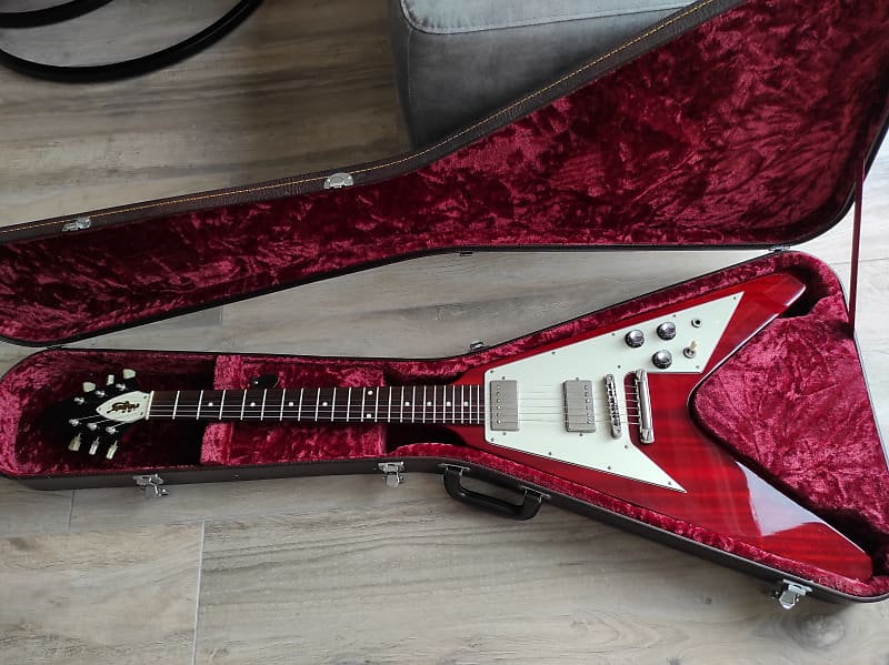 ESP Navigator N-FV-LTD Kiso Custom Shop Flying V 2004 - Cherry