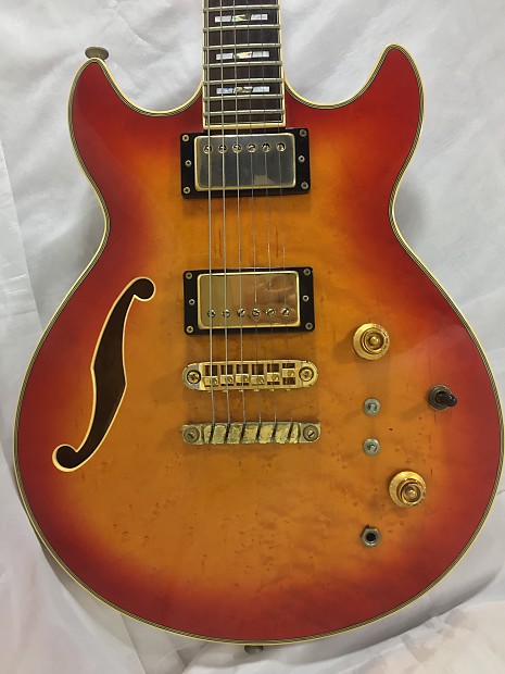 1980 Ibanez AM400 Cherry Sunburst MIJ Made In Japan Semi Solid