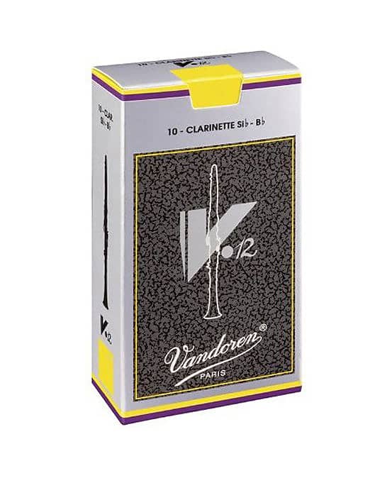 Vandoren V12 Bb Clarinet Reeds 10CT, 3.5Plus Strength image 1