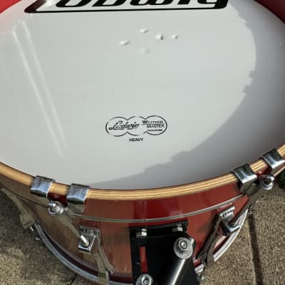 Ludwig 20” x 10” (Deep) - Red Marching / Concert Bass Drum Monroe Keystone image 15