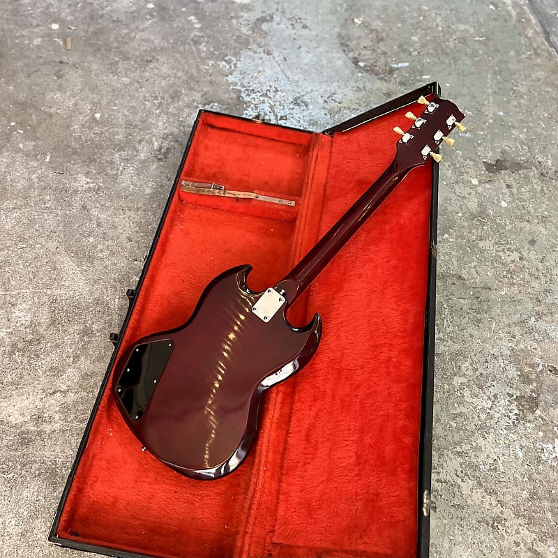 Greco SG c 1970's - Oxblood Gneco Matsumoku original vintage