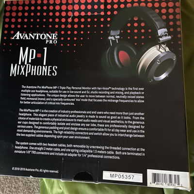 Avantone Pro MP1 Mixphones - Gearspace