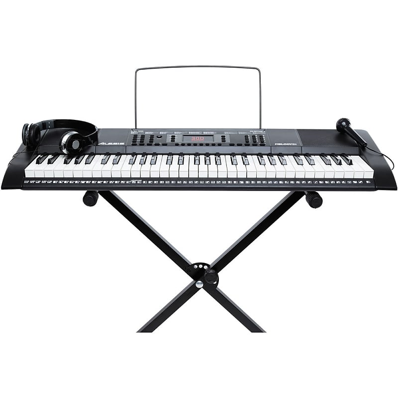 Alesis - Melody 61 MKII - 61-Key Digital Piano w/ Bench, Music Rest, Mic &  Headphone