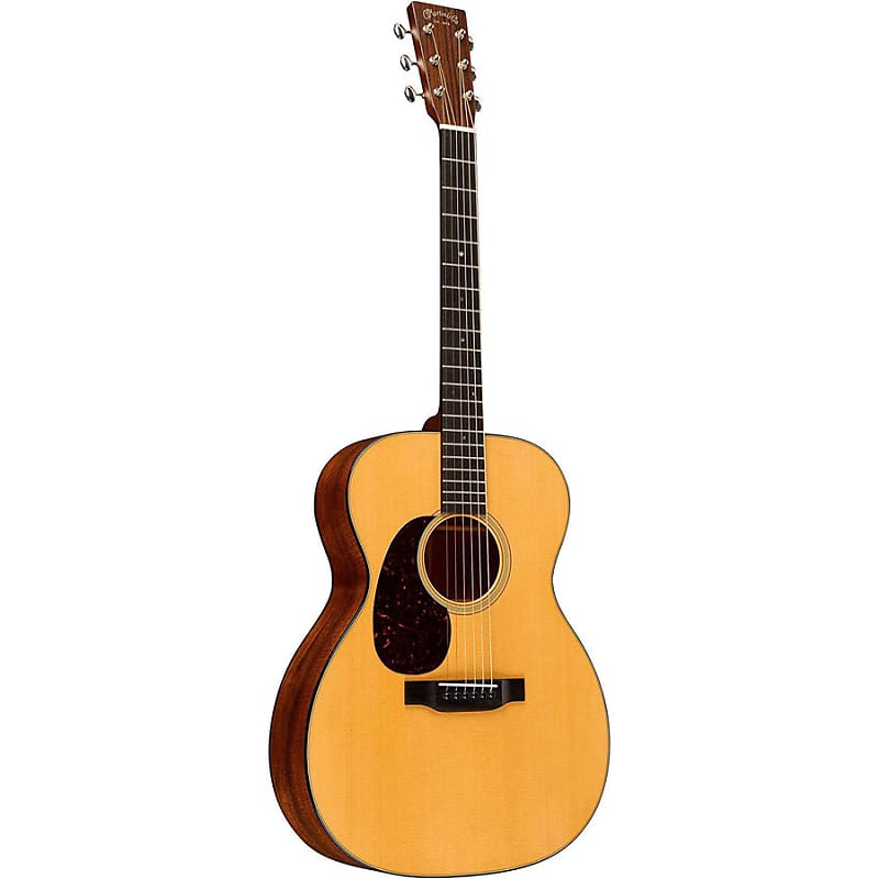 Martin 000-18 Acoustic Guitar - Natural Sitka Spruce, Left image 1