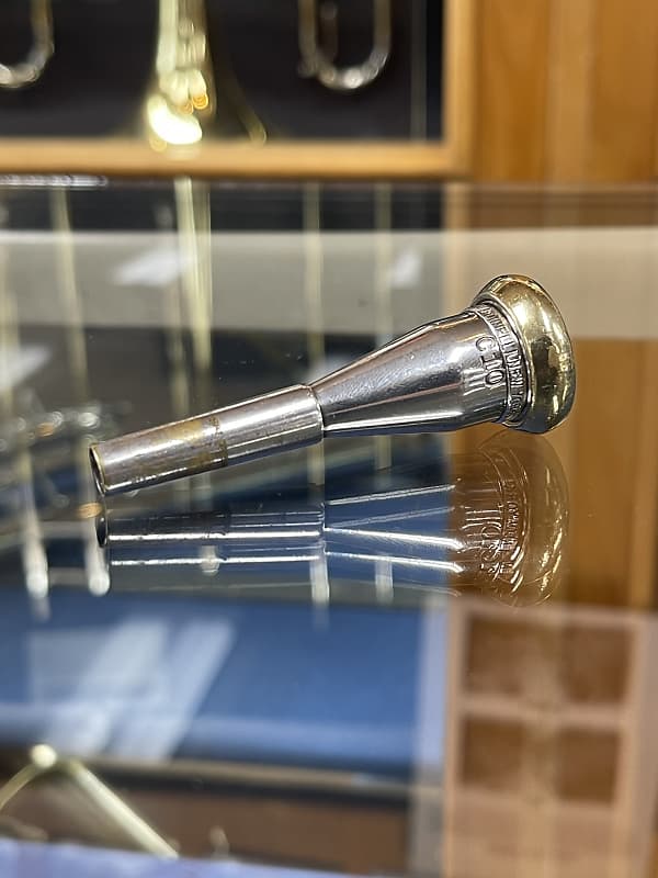 Giardinelli French Horn Mouthpiece C10 Gold Screw Rim Gold Reverb
