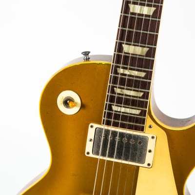 Gibson 1958 Les Paul Gold Top Electric Guitar Owned By Billie Joe Armstrong Of Green Day image 8