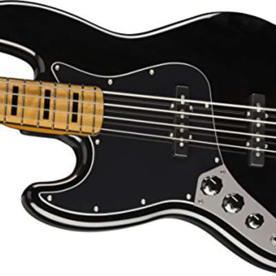 Fender Squier Classic Vibe '70s Jazz Bass, Left Handed - Black image 4