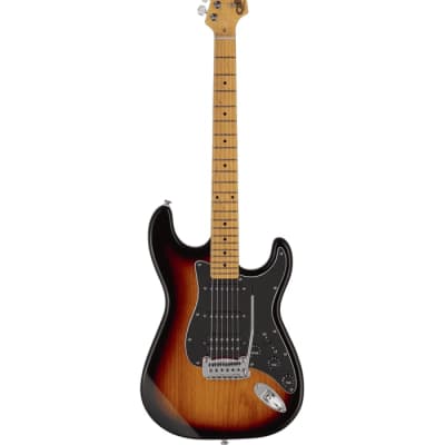 Guitare Electrique G&L TLEGHSS-3TS-M - Tribute Legacy HSS 3 Tone Sunburst touche érable for sale