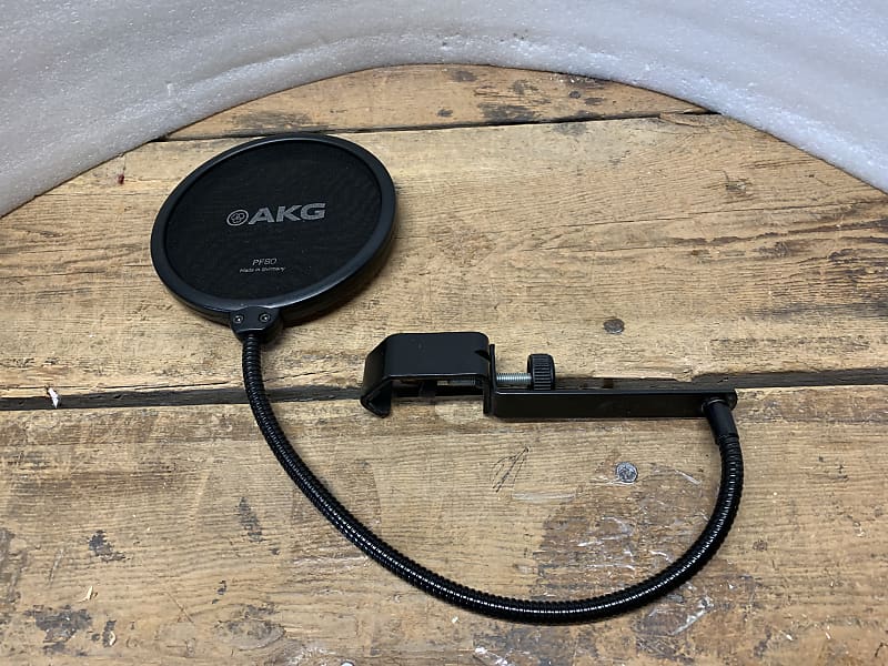 AKG PF80, PF 80 POP FILTER W/ GOOSENECK- MINT!! | Reverb UK