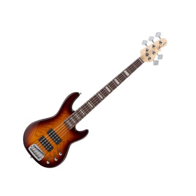 G&L Tribute Series L-2500 5-String Bass - Tobacco Sunburst - Used for sale