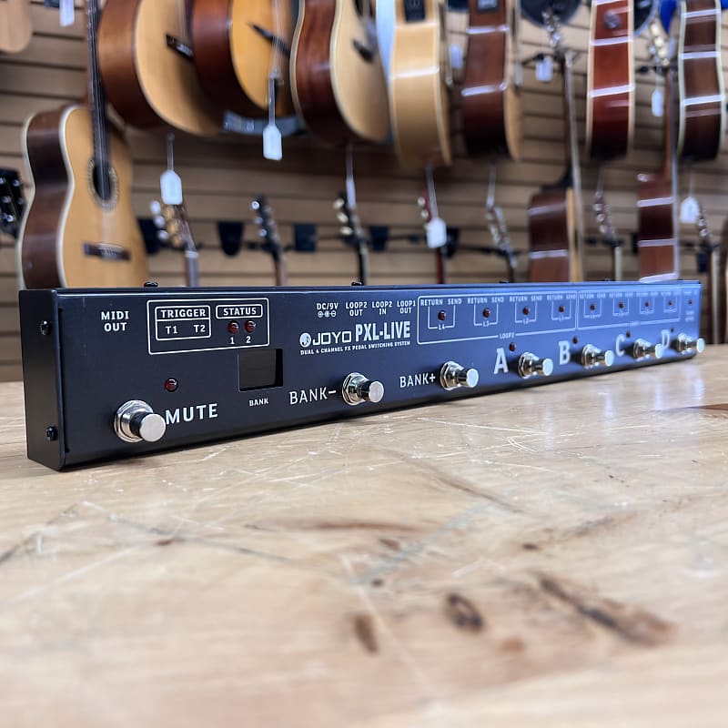 Amp Modeler Pedal Joyo PXL-LIVE Dual 4-Channel Programable