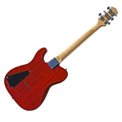 BootLegger Guitar Rye Memphis 2023 - HSH - Coil Split - Cherry  Honey Burst - Case - Tele Style image 5