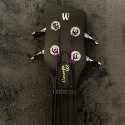 Warwick Corvette Standard Fretless 4-string Bass Guitar - Natural with Ebony Fingerboard 2008 - Natural New Emg jx active pick ups installed image 4