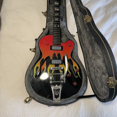 Epiphone Flamekat - Ebony with Flame Graphic for sale