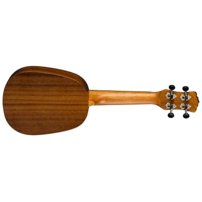 Luna UKE-VMP Uke Vintage Mahogany Pineapple Ukulele Rosewood Fretboard Satin image 3