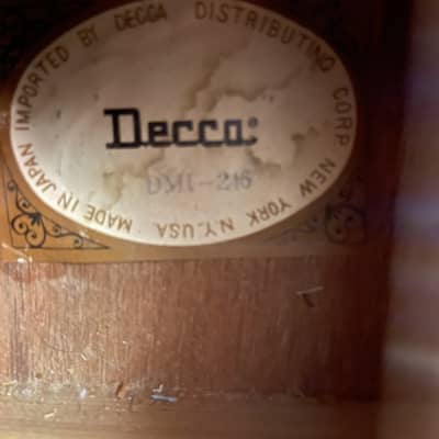 Decca (Teisco) DMI-246 Classical Parlor Guitar  - 1960’s - Japan - Relic! image 3