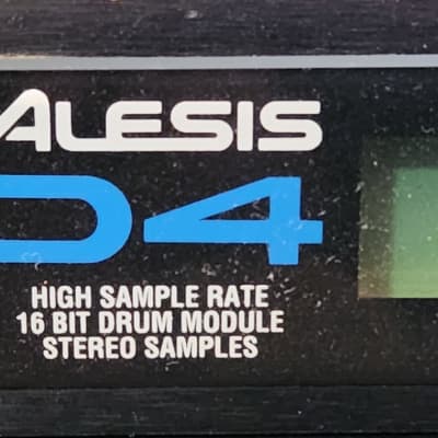 Alesis D-4 Drum Module 1990's - Black