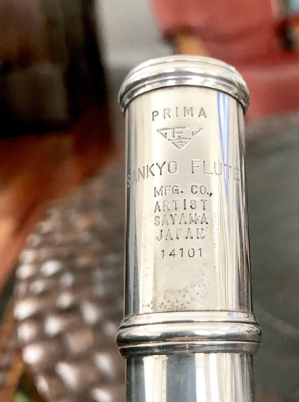 SANKYO PRIMA フルート 頭部管銀製 STERLING SILVER SANKYO FLUTE PRIMA ETUDE 925 サンキョウ プリマ 頭部菅銀製