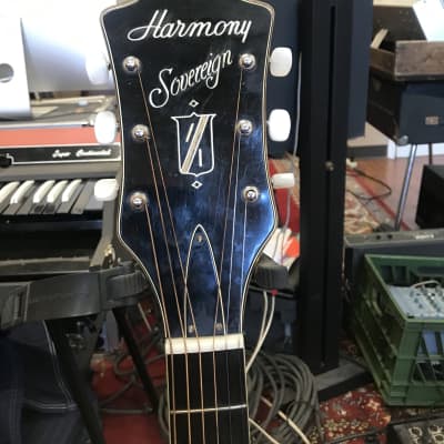 Harmony  Sovereign 1264 “Jet Set” 1970 Jumbo Flattop Acoustic Guitsr image 4